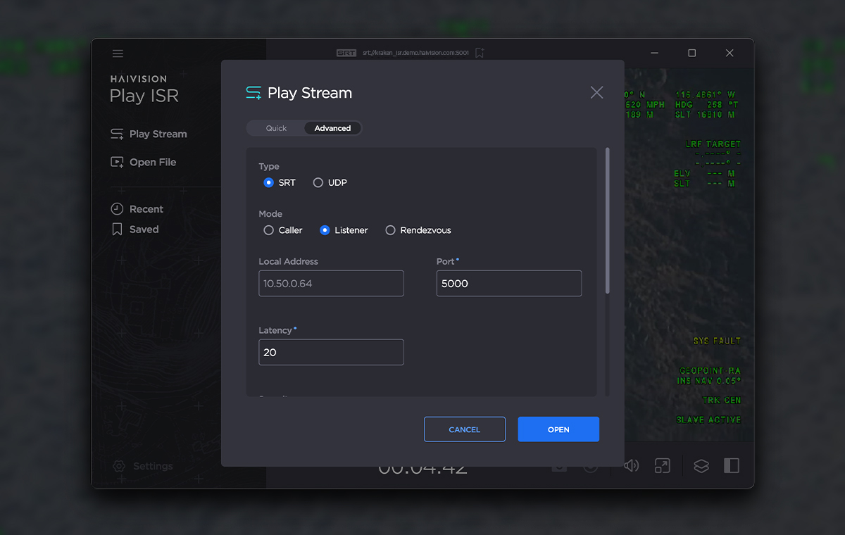 Play ISR UI