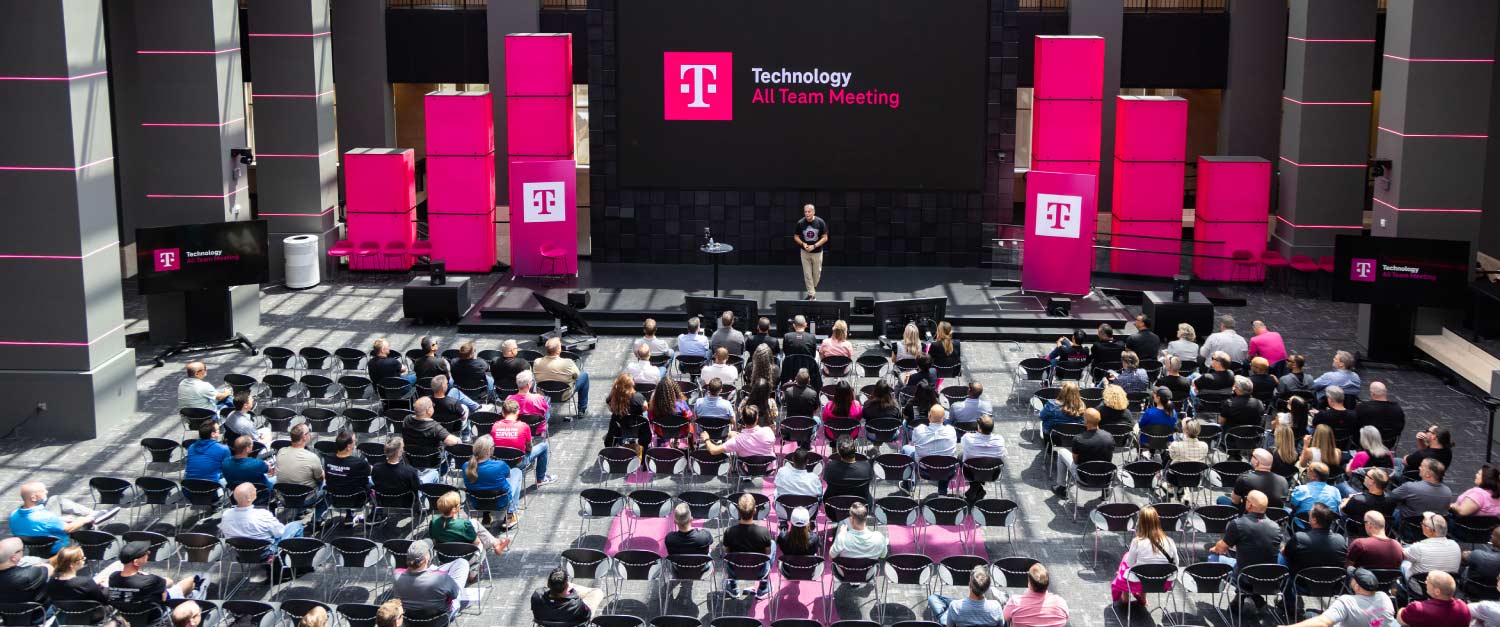T-Mobile All Team Meeting - haivision broadcast case study