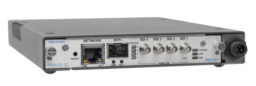 The new, ultra low latency, Makito X4 Encoder